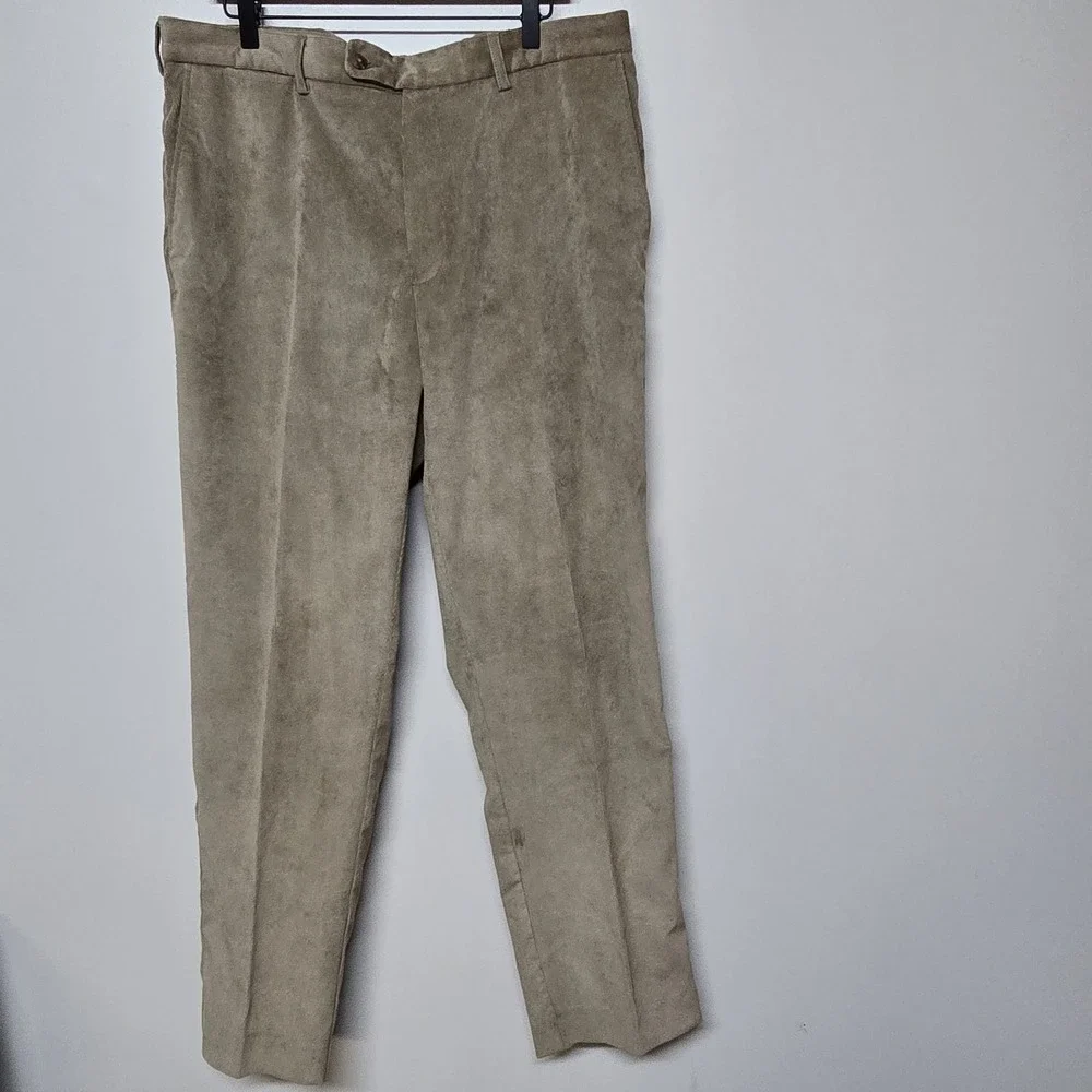 Peter Millar Nanoluxe Corduroy Pants Mens 38 Tan‎ Straight Actual 38x32 Preppy